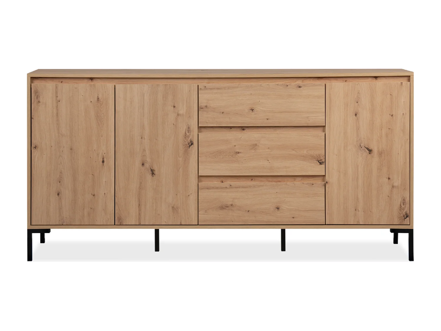 Buffet en bois avec placards et tiroirs NAVI