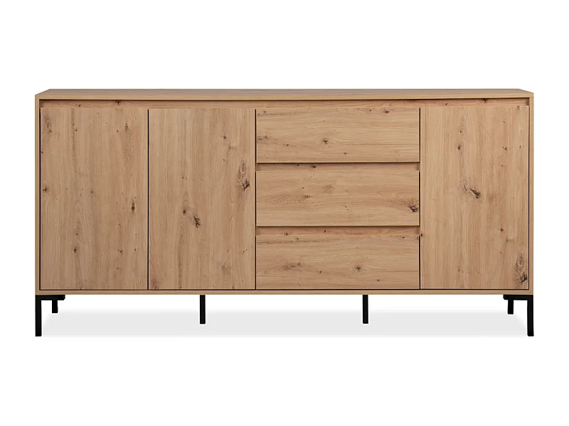 Buffet en bois avec placards et tiroirs NAVI