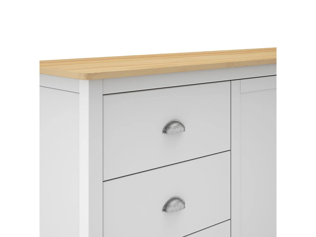 Buffet 2 Portes et 3 Tiroirs L150 cm - Misti