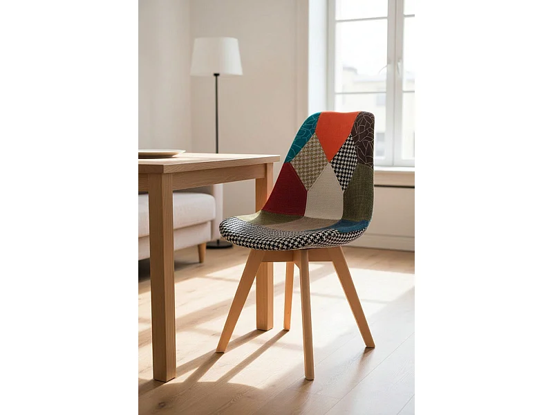 Sillas Comedor - Silla Synk Patchwork - Patchwork Clear