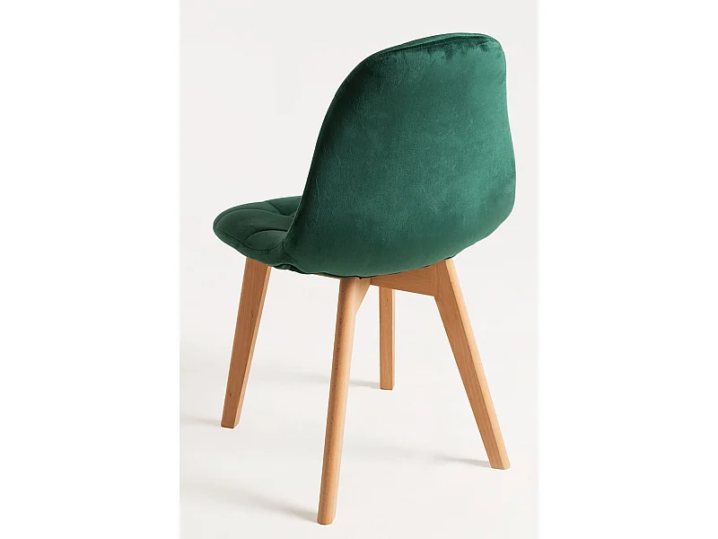 Packs Sillas Comedor - Pack 2 Sillas Kelen Terciopelo - Verde