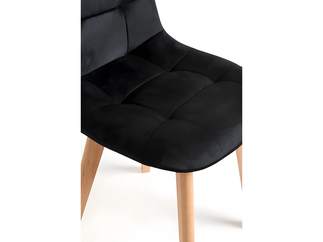 Packs Sillas Comedor - Pack 6 Sillas Kelen Terciopelo - Negro