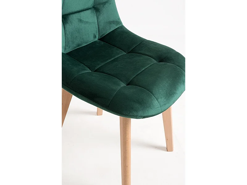 Sillas Comedor - Silla Kelen Terciopelo - Verde