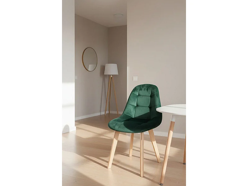 Sillas Comedor - Silla Kelen Terciopelo - Verde
