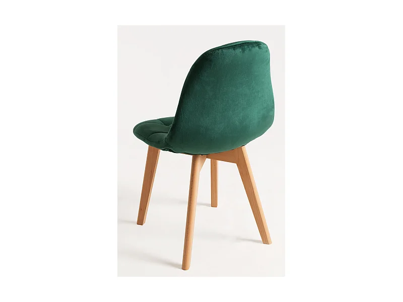 Packs Sillas Comedor - Pack 6 Sillas Kelen Terciopelo - Verde