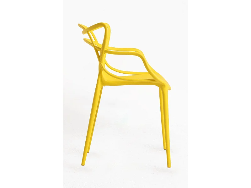 Packs Sillas Jardín - Pack 4 Sillas Korme - Amarillo