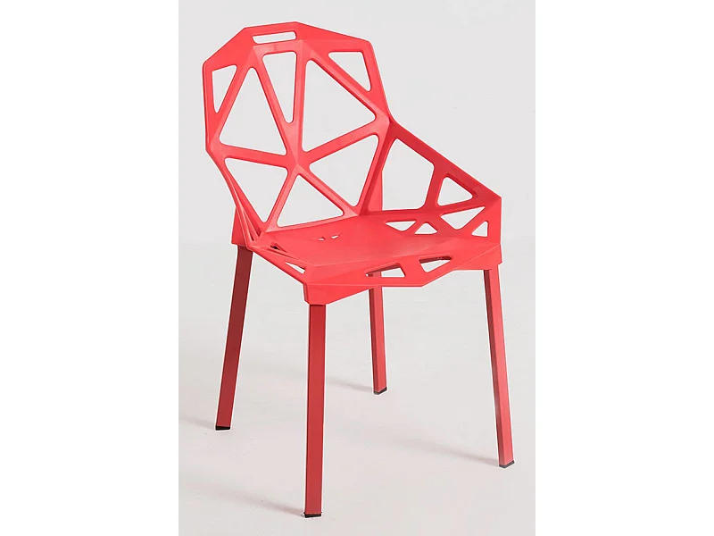 Packs Sillas Comedor - Pack 4 Sillas Omega - Rojo