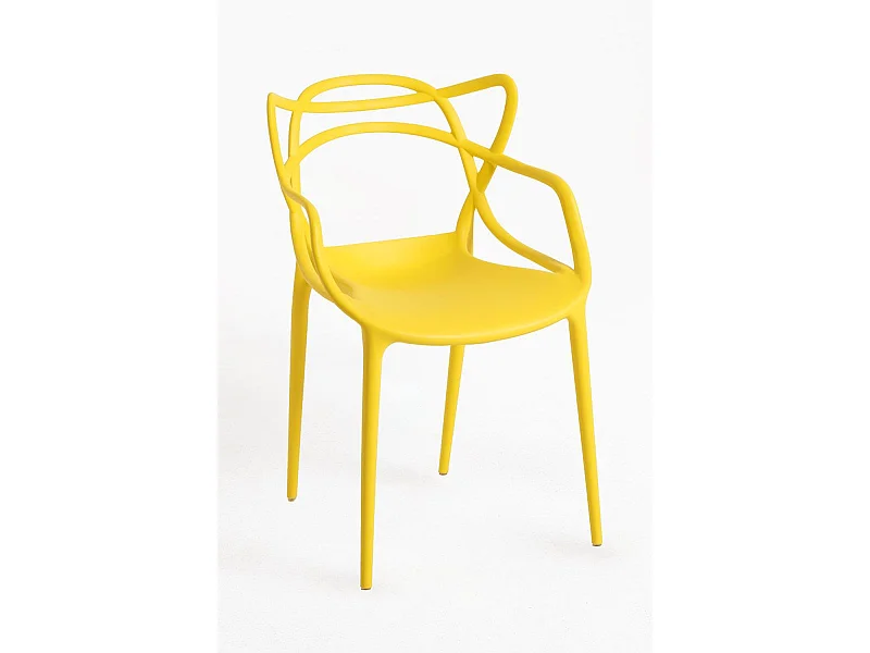 Packs Sillas Jardín - Pack 6 Sillas Korme - Amarillo