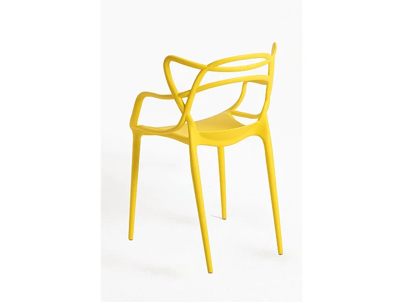 Packs Sillas Jardín - Pack 6 Sillas Korme - Amarillo