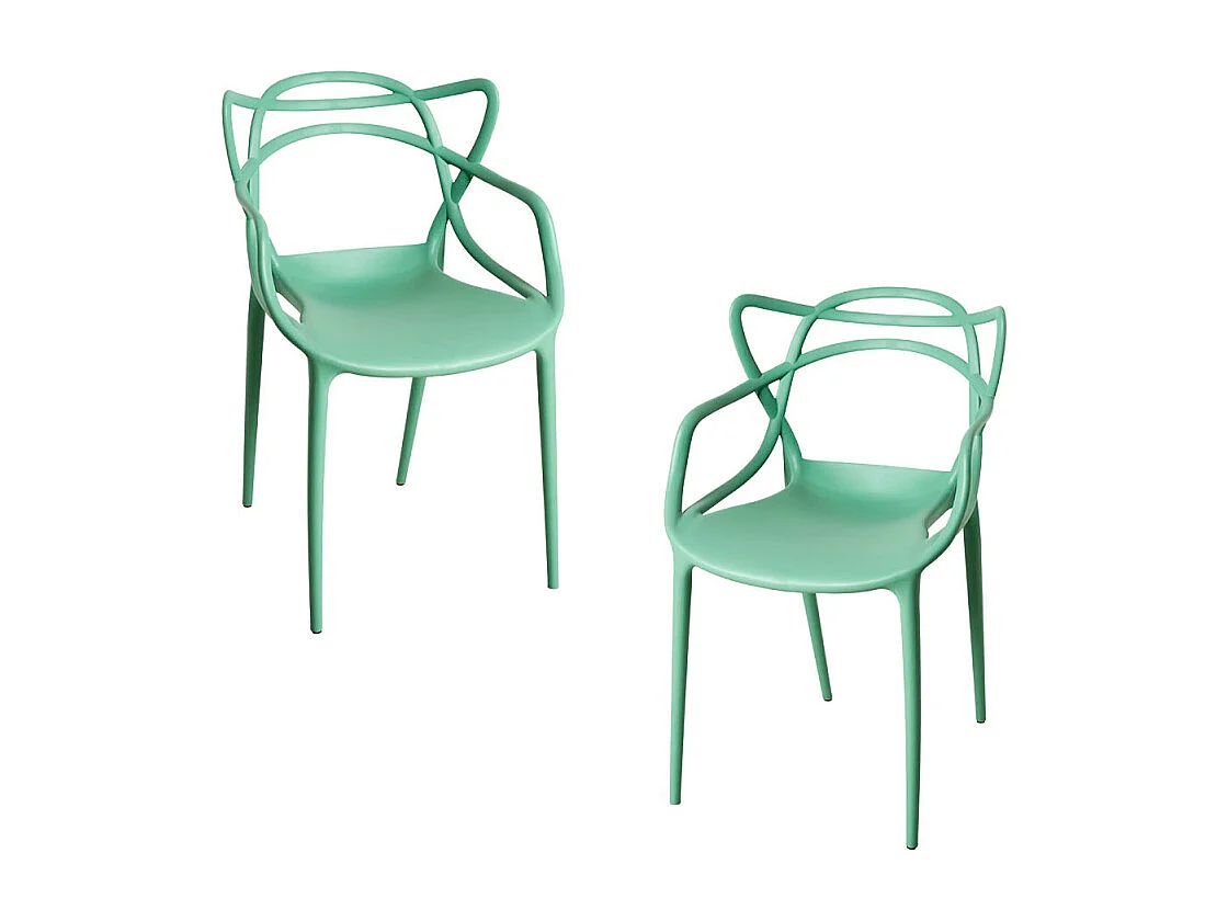 Packs Sillas Jardín - Pack 2 Sillas Korme - Celadón