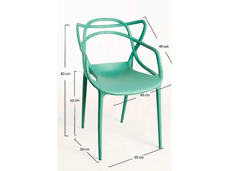 Packs Sillas Jardín - Pack 2 Sillas Korme - Celadón