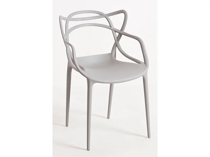 Packs Sillas Jardín - Pack 4 Sillas Korme - Gris