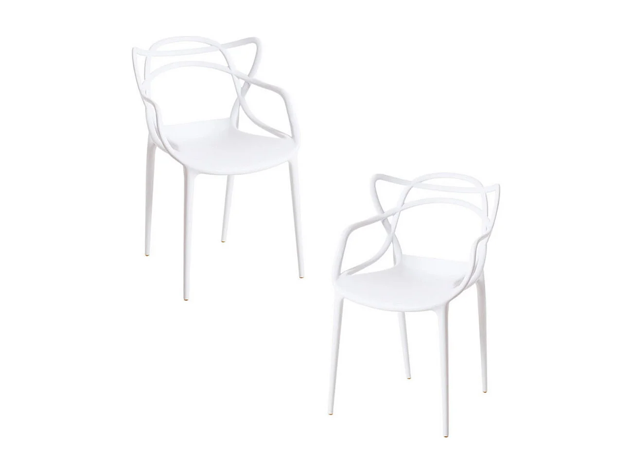 Packs Sillas Jardín - Pack 2 Sillas Korme - Blanco