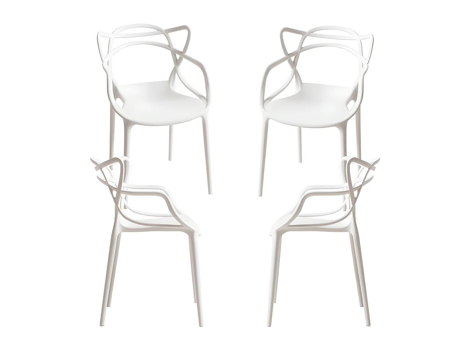 Packs Sillas Jardín - Pack 4 Sillas Korme Kid (Infantil) - Blanco