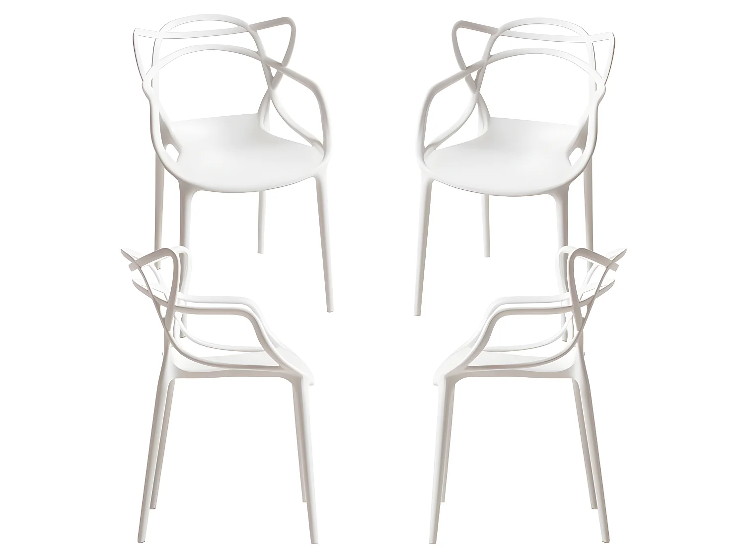 Packs Sillas Jardín - Pack 4 Sillas Korme Kid (Infantil) - Blanco