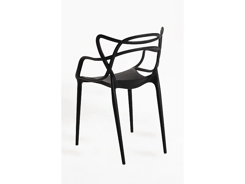 Packs Sillas Jardín - Pack 4 Sillas Korme - Negro