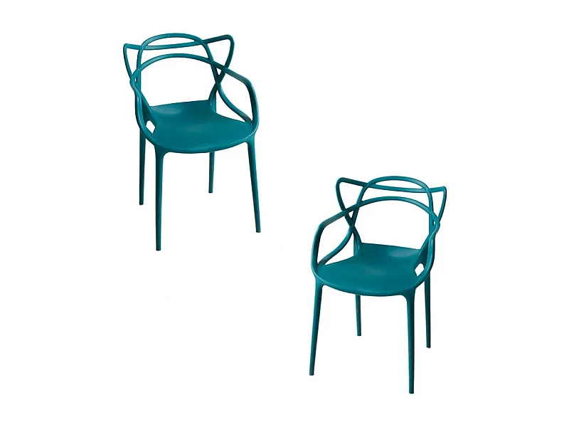 Packs Sillas Jardín - Pack 2 Sillas Korme Kid (Infantil) - Verde azulado