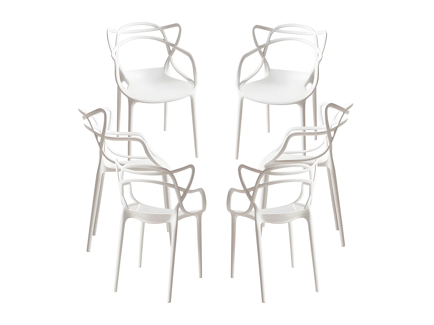 Packs Sillas Jardín - Pack 6 Sillas Korme Kid (Infantil) - Blanco