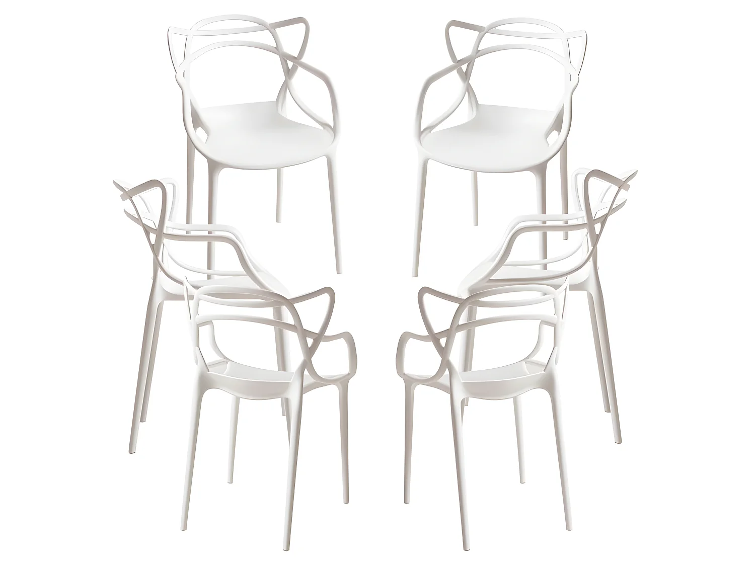 Packs Sillas Jardín - Pack 6 Sillas Korme Kid (Infantil) - Blanco