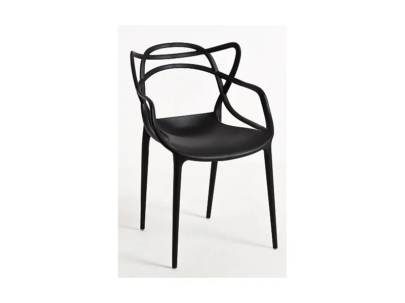 Packs Sillas Jardín - Pack 6 Sillas Korme - Negro