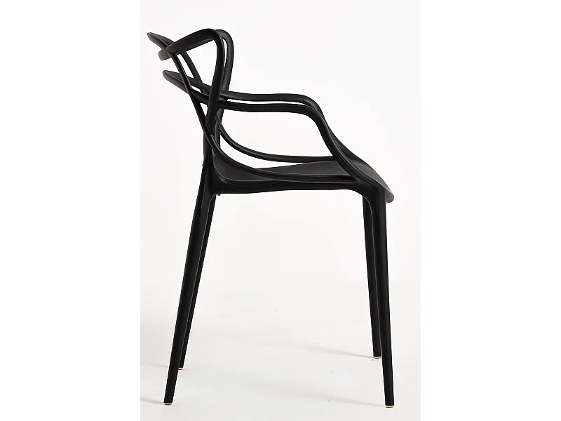 Packs Sillas Jardín - Pack 6 Sillas Korme - Negro