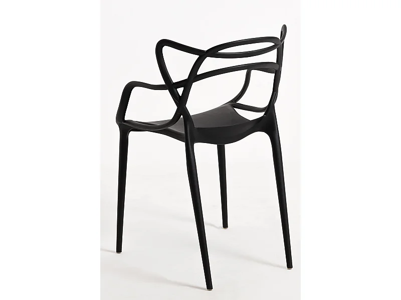 Packs Sillas Jardín - Pack 6 Sillas Korme - Negro