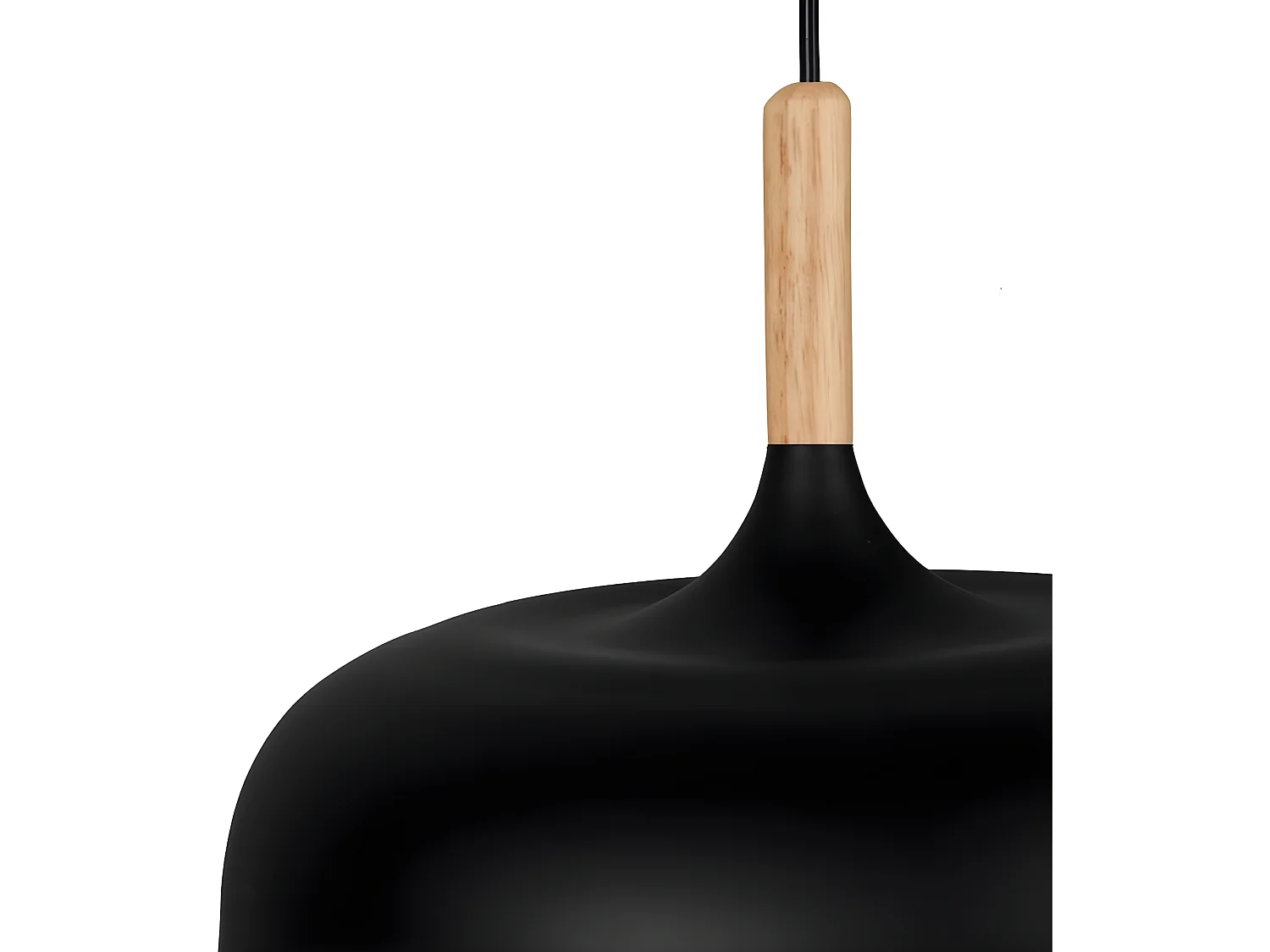 Colgante De La Serie Genaro  Acabado Negro De