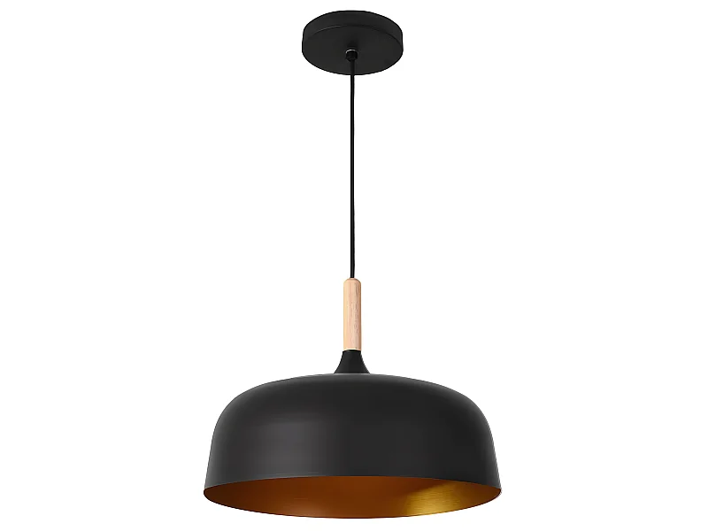 Colgante De La Serie Genaro  Acabado Negro De