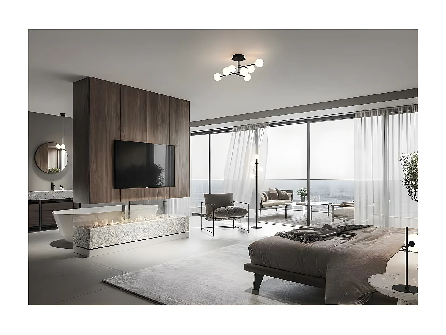 Plafonnier CELLAR 7L - Mantra