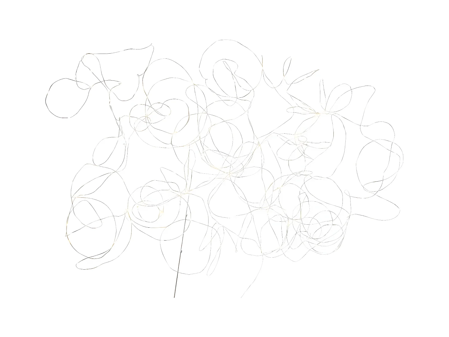 Guirlande Lumineuse "300 Led" 18cm Blanc Chaud