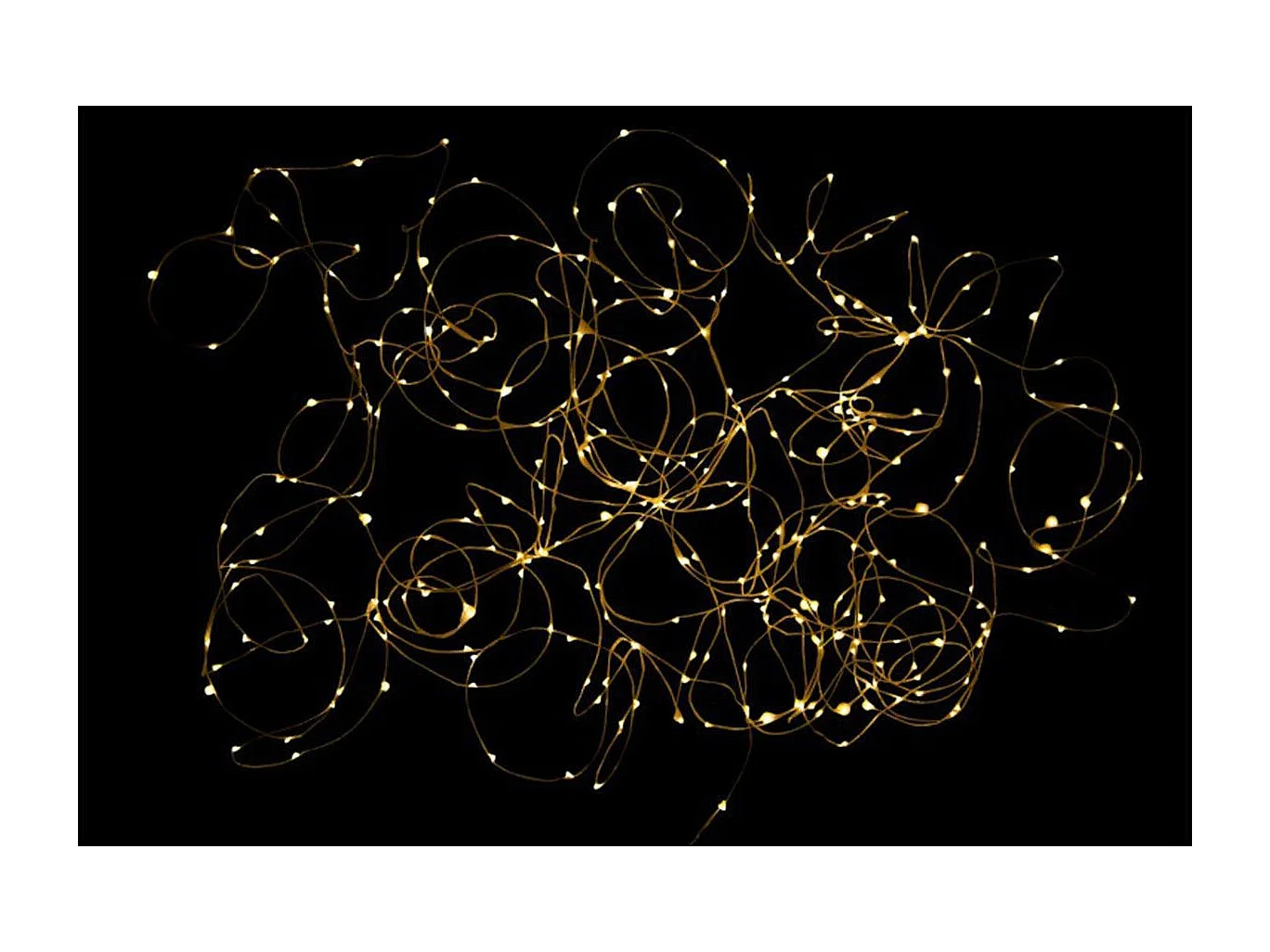 Guirlande Lumineuse "300 Led" 18cm Blanc Chaud