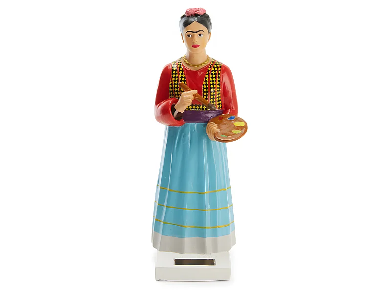Figurine solaire Frida kahlo Multicolore  Kikkerland