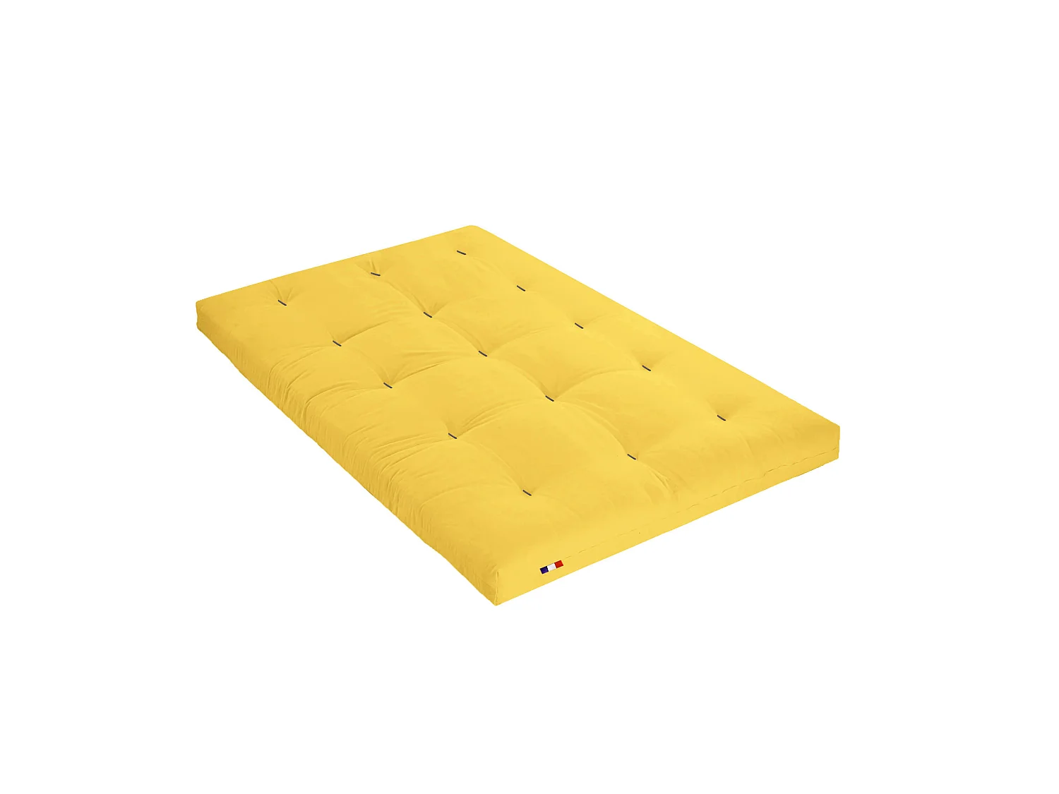 Matelas futon ocre en coton 160x200