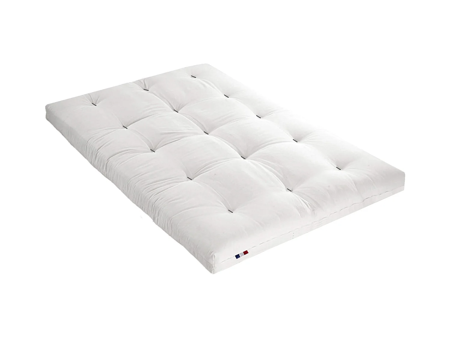 Matelas futon rouge en coton 140x190