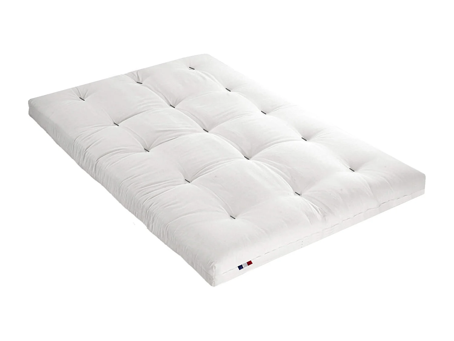 Matelas futon rouge en coton 140x190