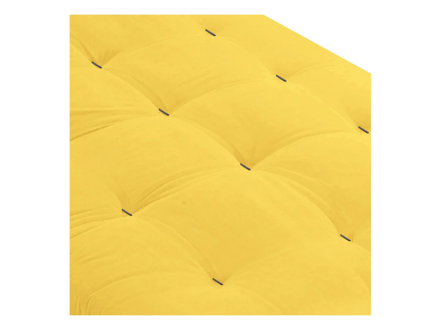 Matelas futon ocre en coton 140x200