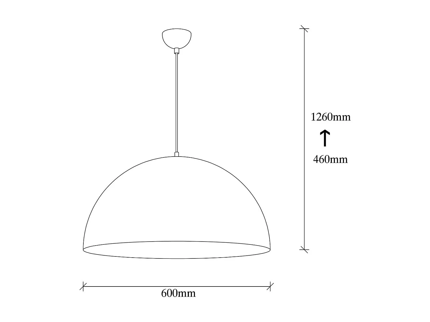 Suspension en métal Sivani