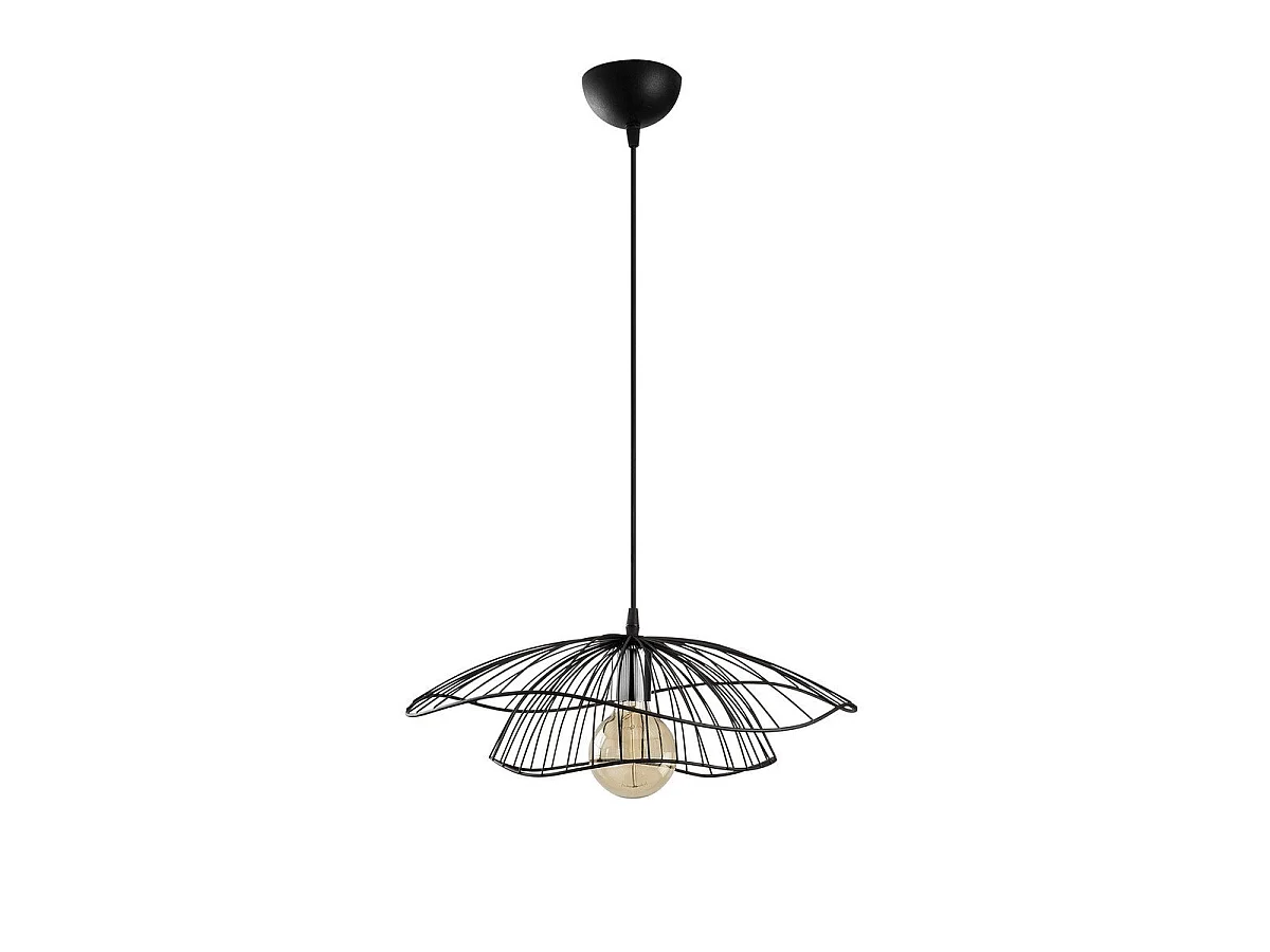 Suspension filaire en métal D50 cm - FLEUR