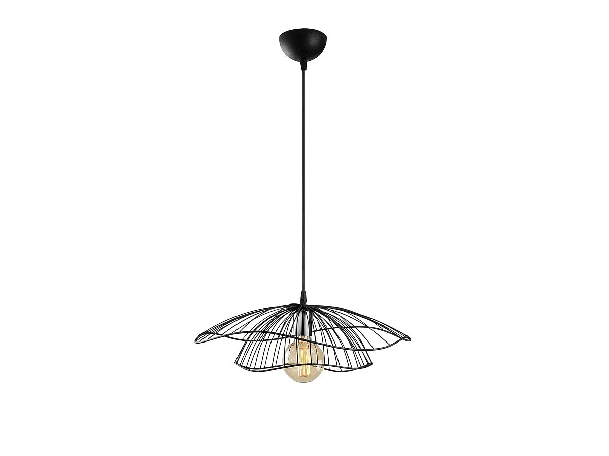 Suspension filaire en métal D50 cm - FLEUR