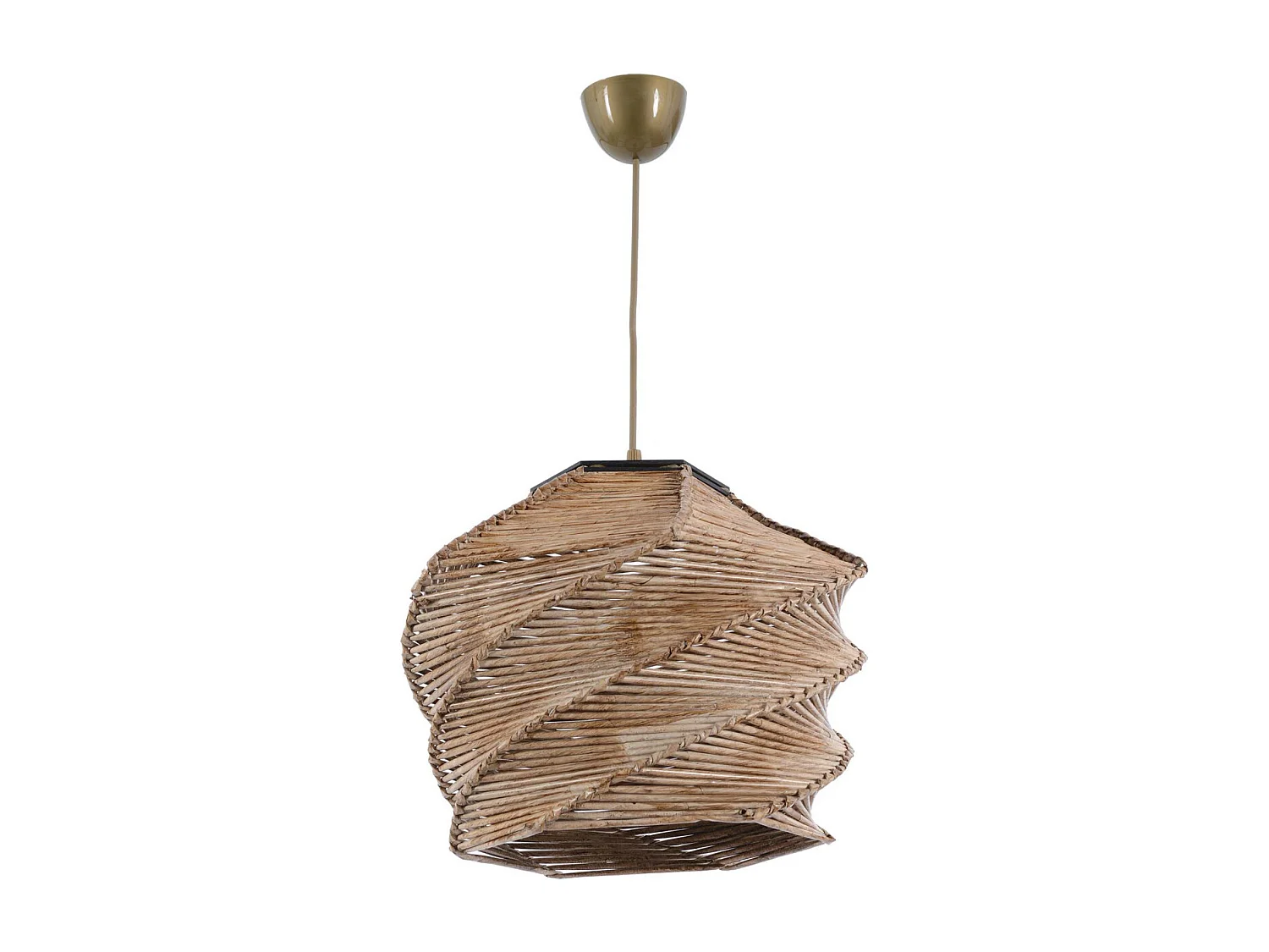 Suspension imitation bambou Ruche