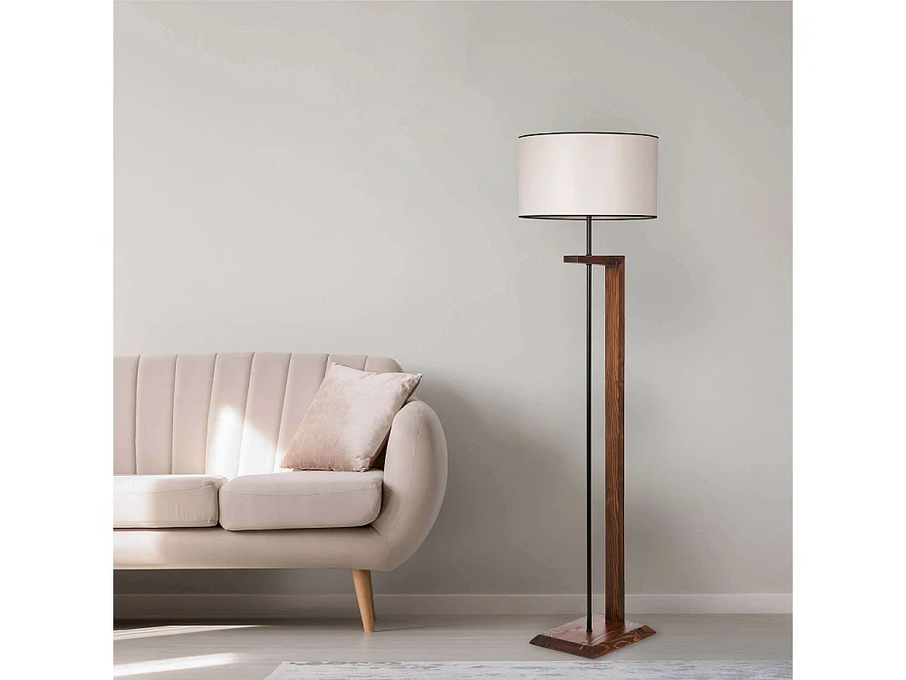 Lampadaire en bois Ceviz