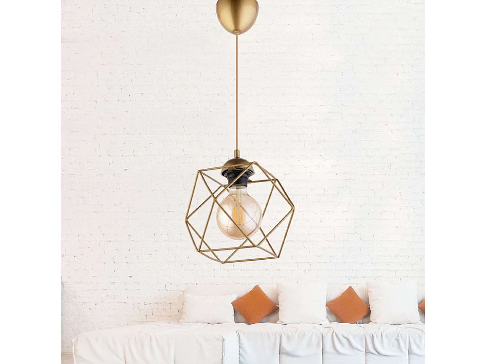 Suspension Andraea D20cm Métal Or