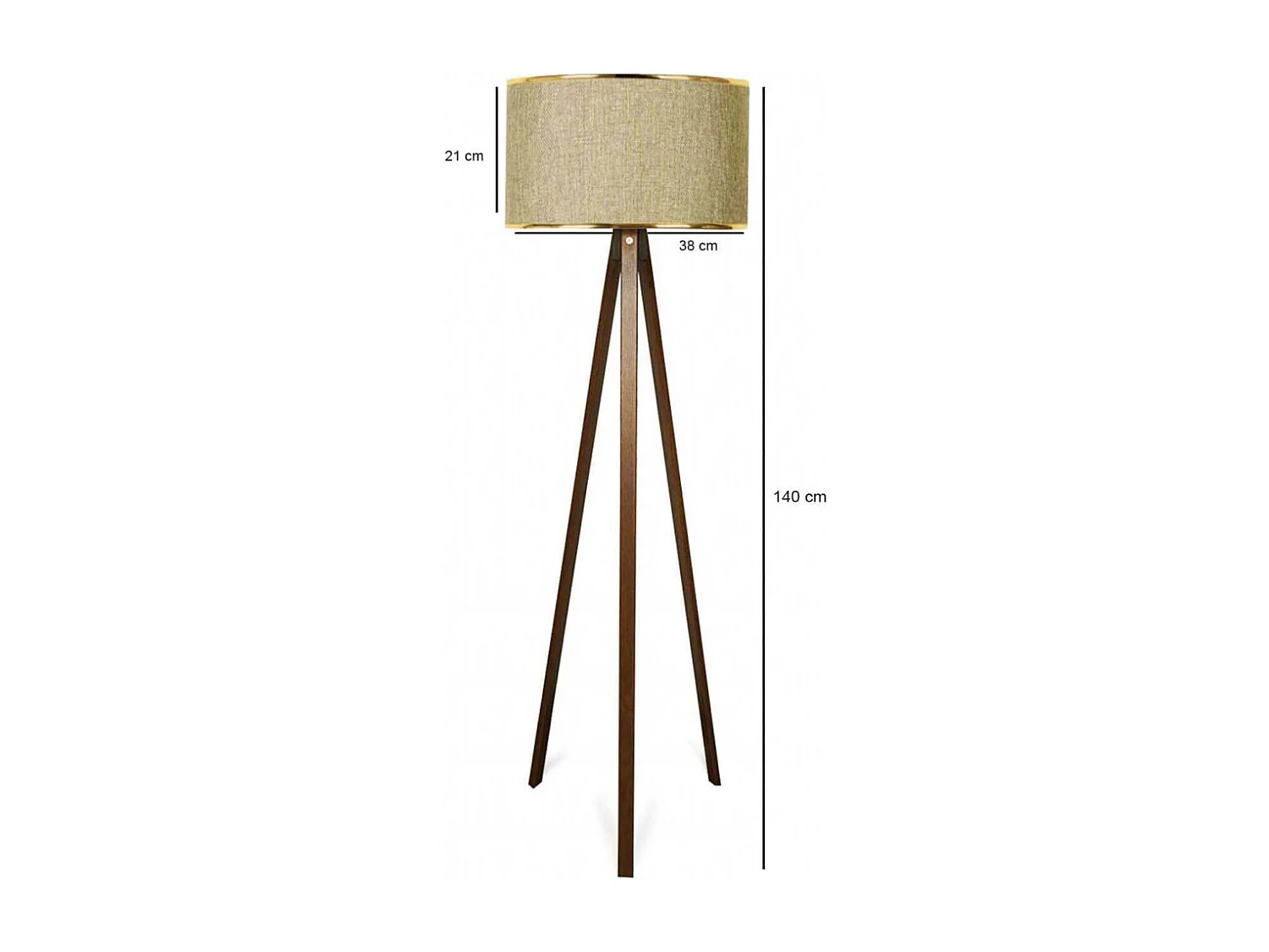 Lampadaire en bois Floor