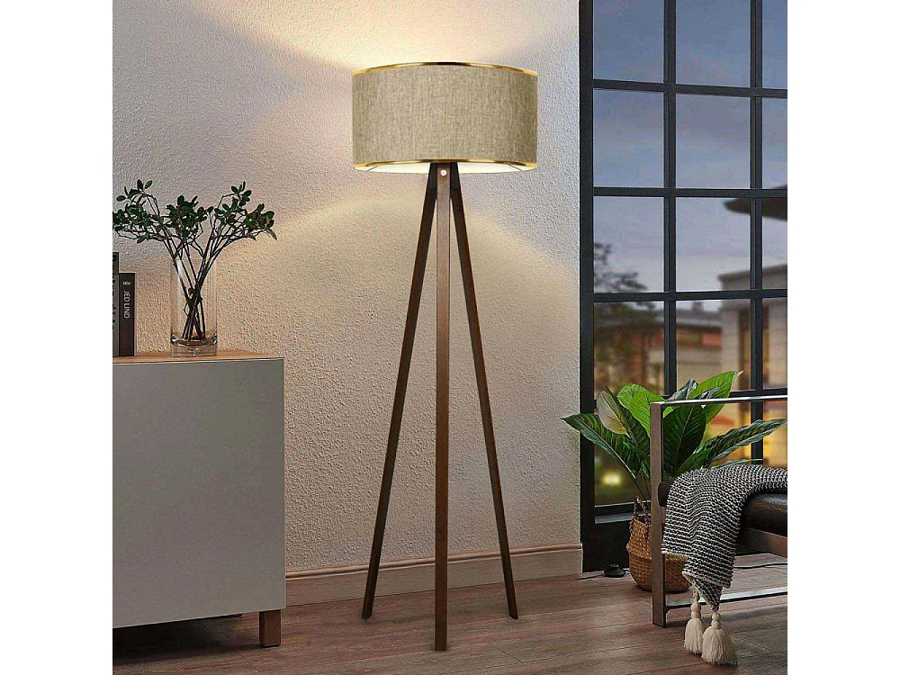 Lampadaire en bois Floor