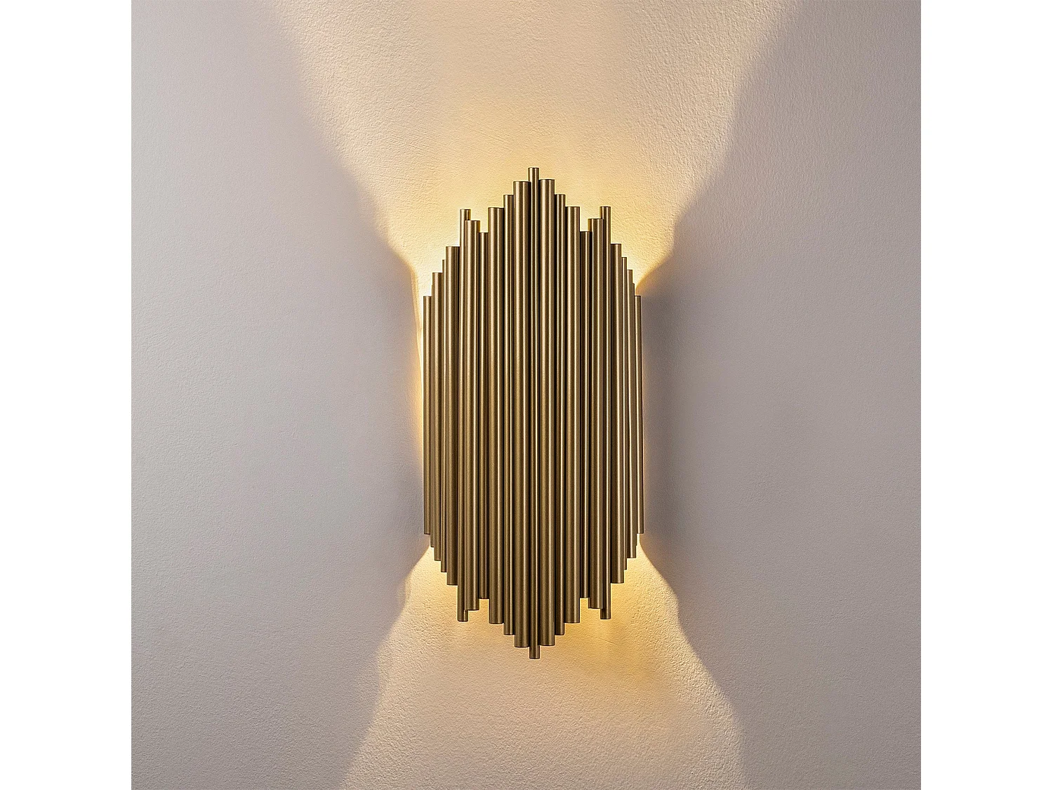 Applique murale Lillira L22xH50cm Métal Or