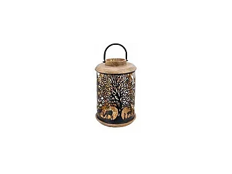Lanterne en bois et métal Cerf
