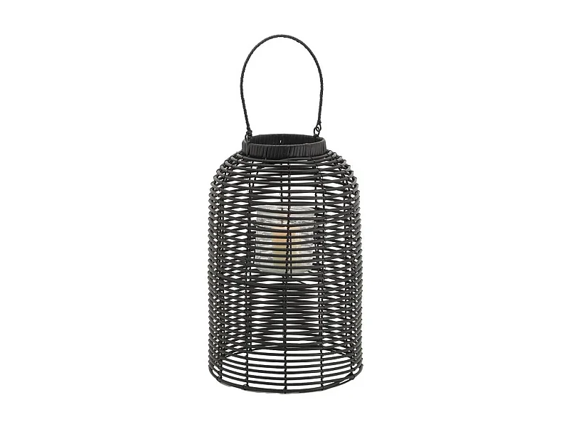 Lanterne d'extérieur en PVC noir