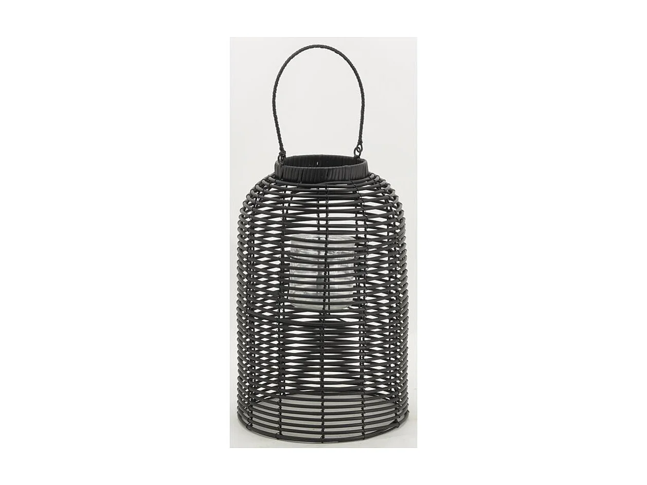 Lanterne d'extérieur en PVC noir