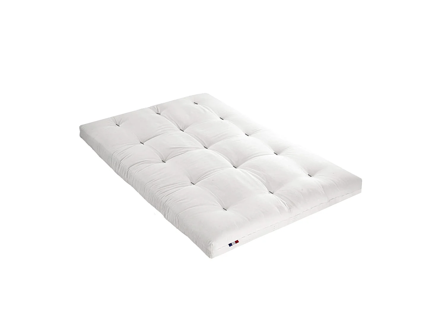 Matelas futon écru en coton 180x200