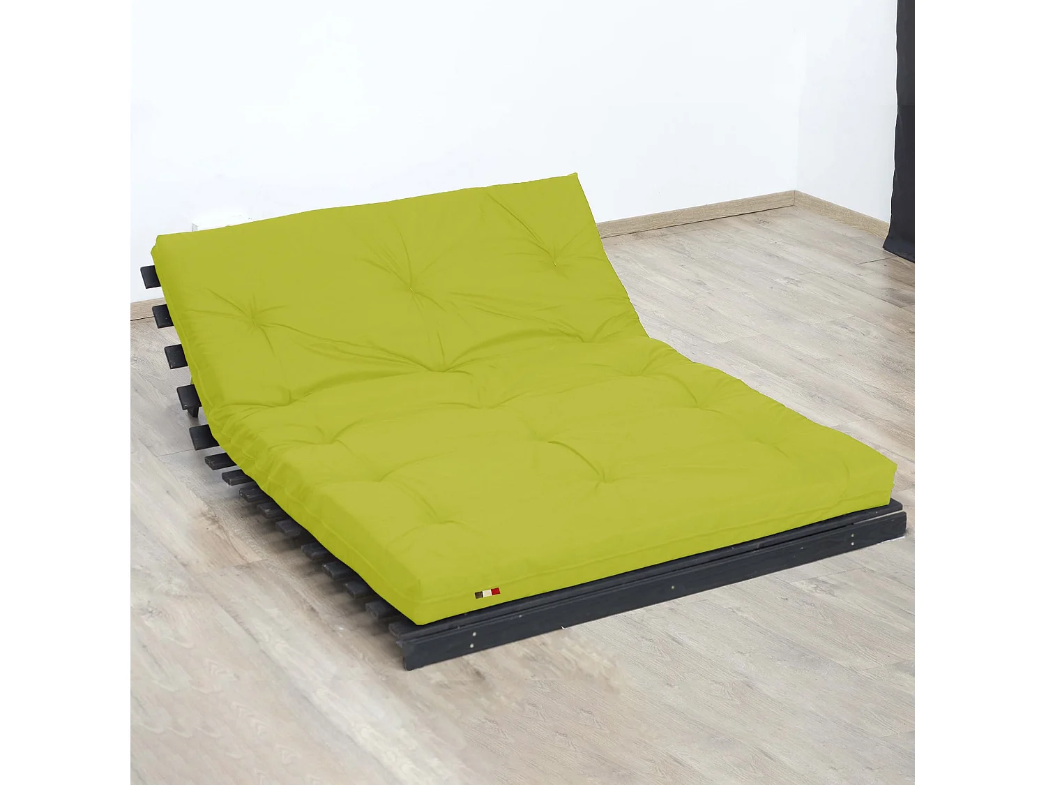 Matelas futon pistache en coton 90x200